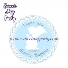 Boy Baptism stickers,Boy Christening thank you tags,(5) Boy Baptism stickers,Boy Christening thank you tags,(5)
